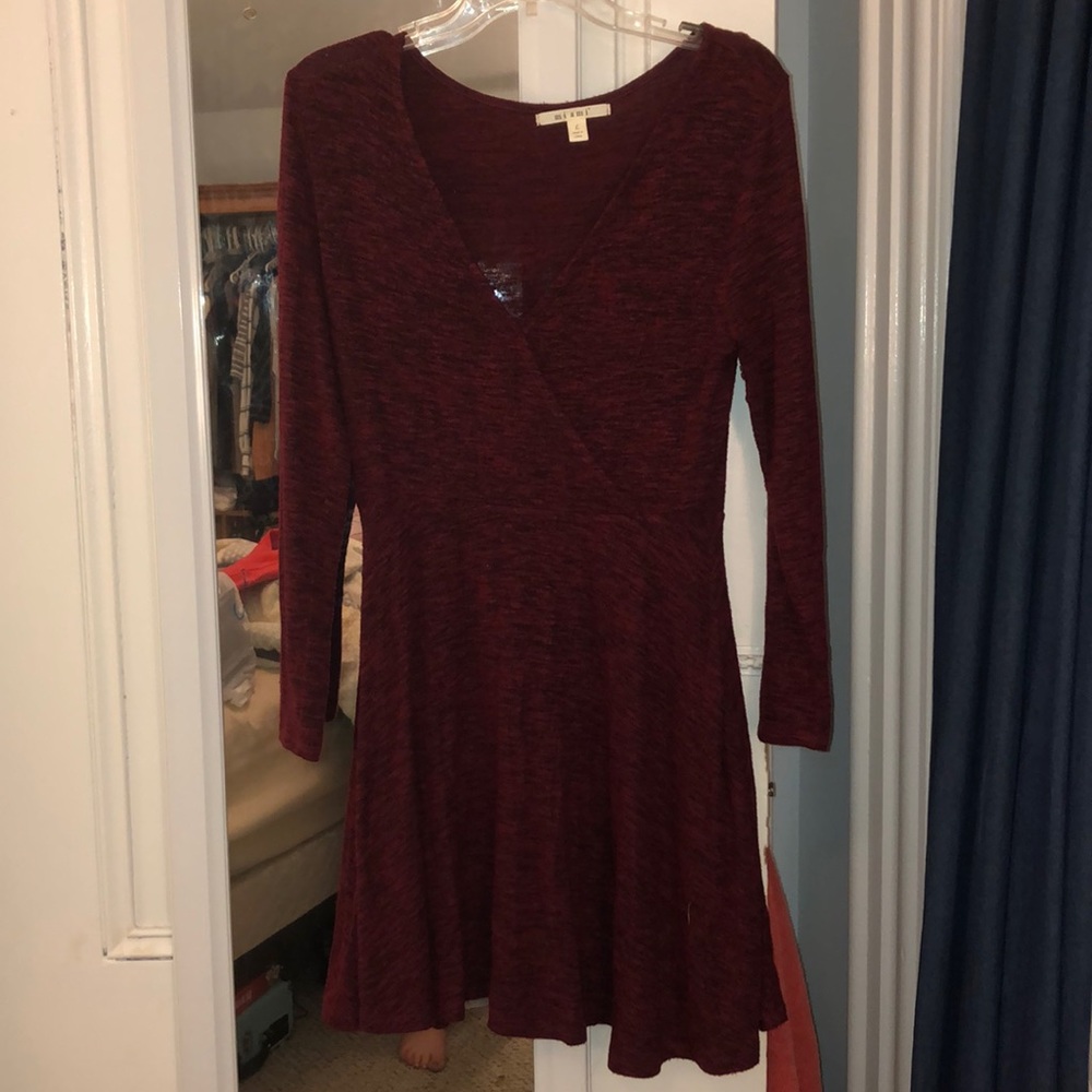 V-neck dress